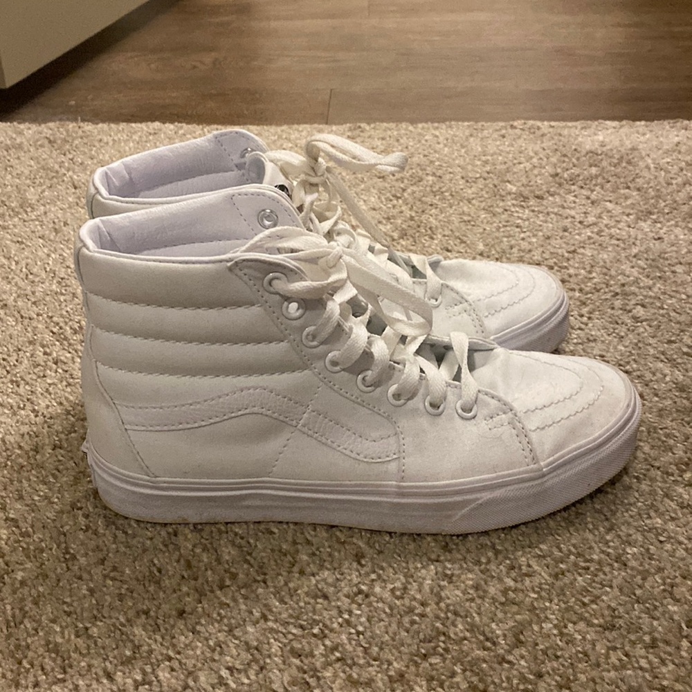 White High Top Vans